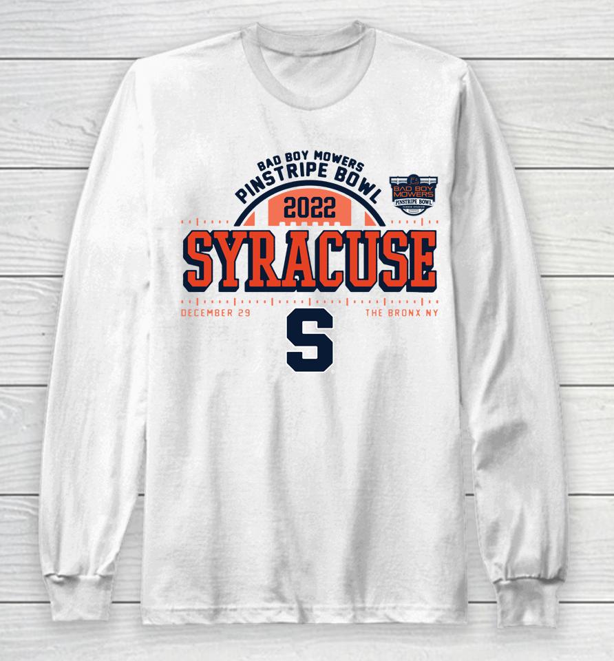 Syracuse Orange 2022 Pinstripe Bowl Long Sleeve T-Shirt