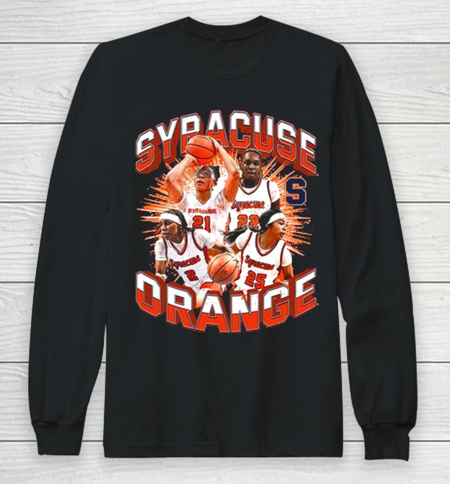 Syracuse Orange 2024 Ncaa Men’s Basketball 2023 – 2024 Post Season Long Sleeve T-Shirt