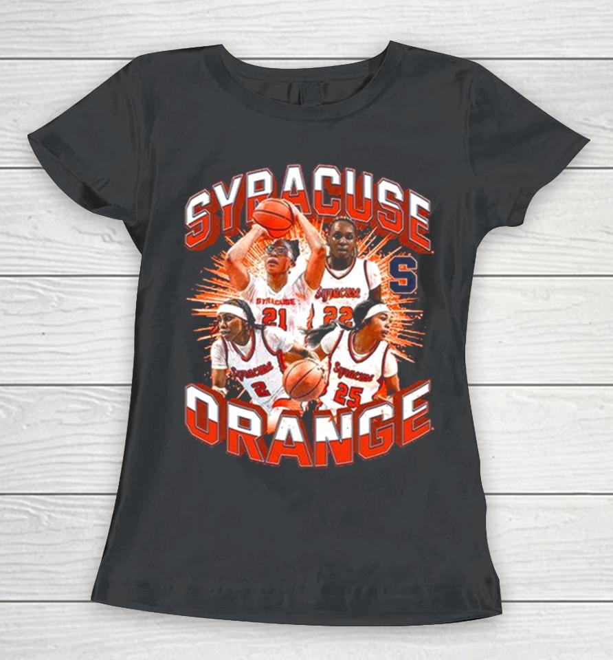 Syracuse Orange 2024 Ncaa Men’s Basketball 2023 – 2024 Post Season Women T-Shirt