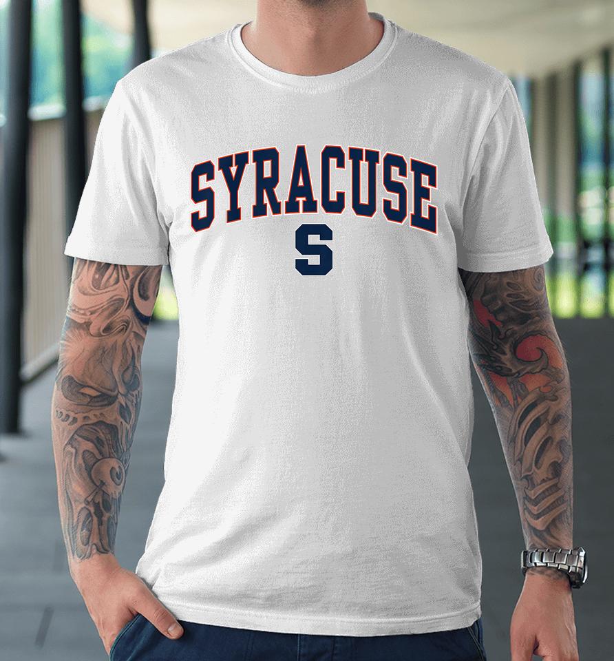 Syracuse Orange Arch Over Logo Premium T-Shirt