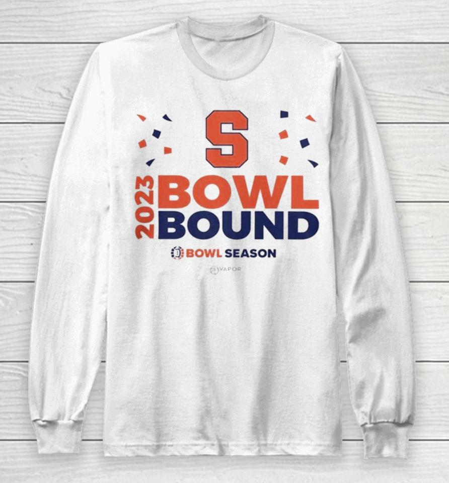 Syracuse Orange Football Bowl Bound 2023 Bowl Season Long Sleeve T-Shirt