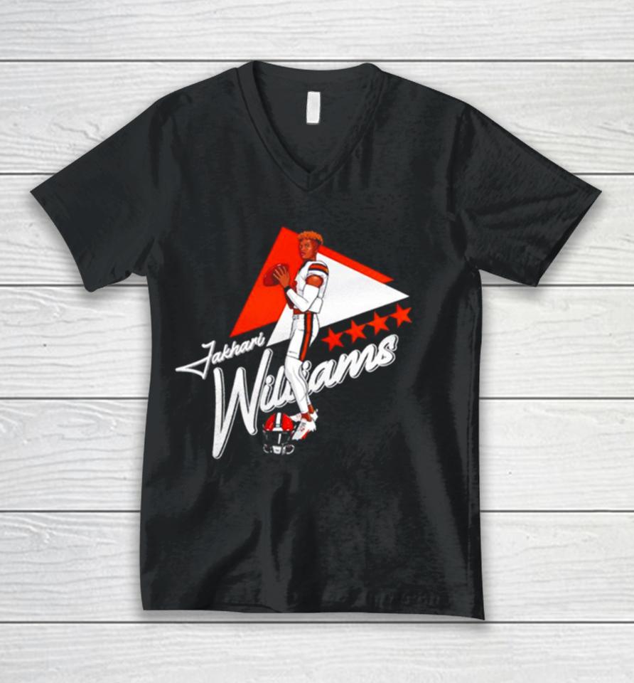 Syracuse Orange Jakhari Williams Illustration Unisex V-Neck T-Shirt