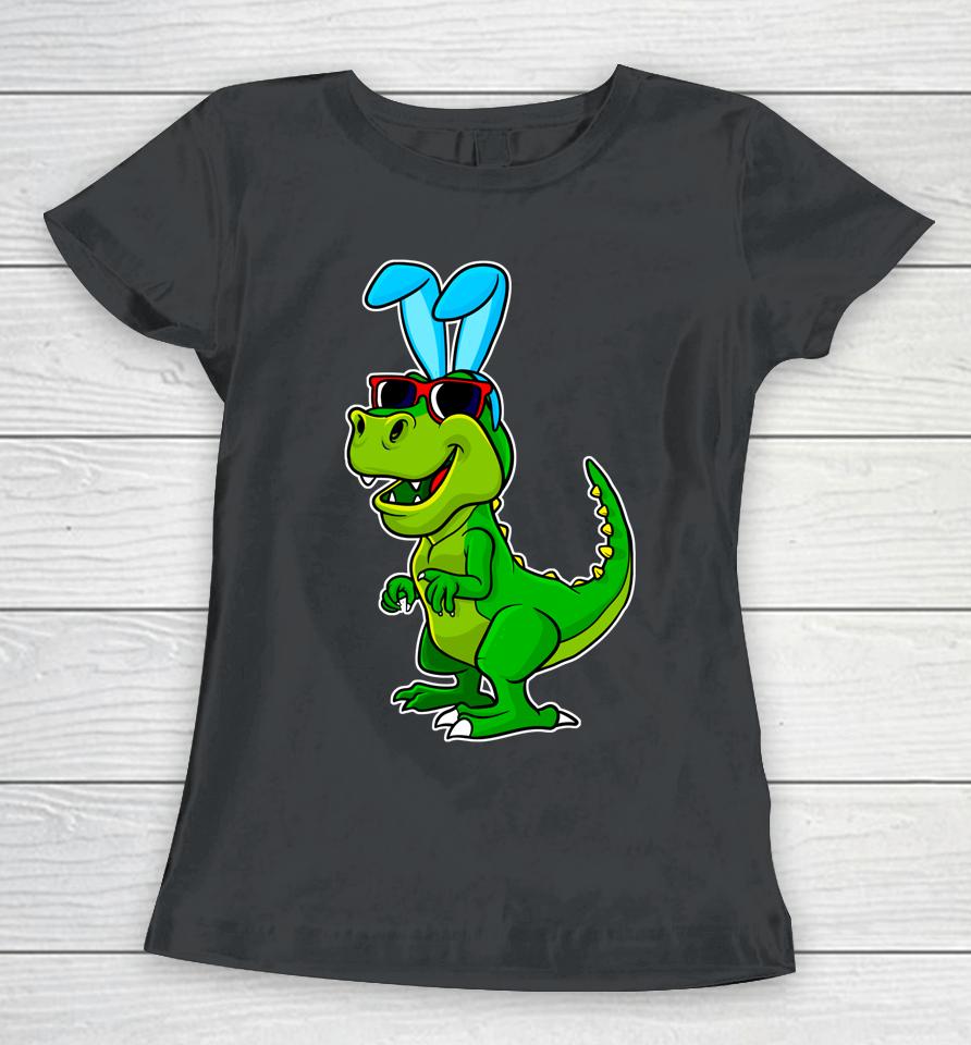 T Rex Easter Bunny Funny Dinosaur Boys Basket Stuffers Kids Women T-Shirt