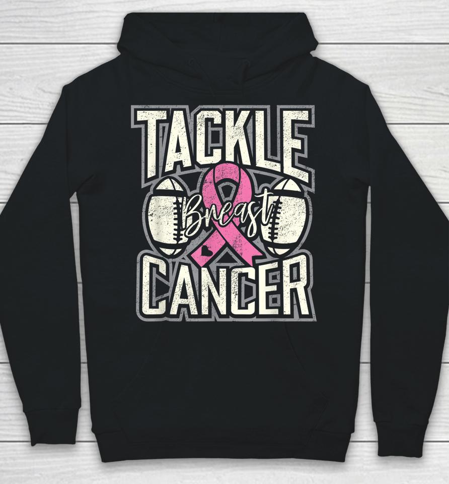 Tackle Breast Cancer Awareness Football Hoodie