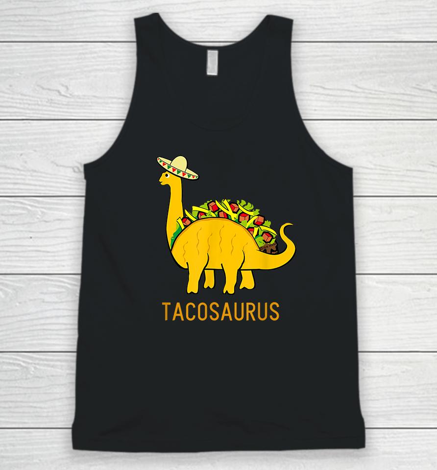 Taco Dinosaur Tacosaurus Unisex Tank Top