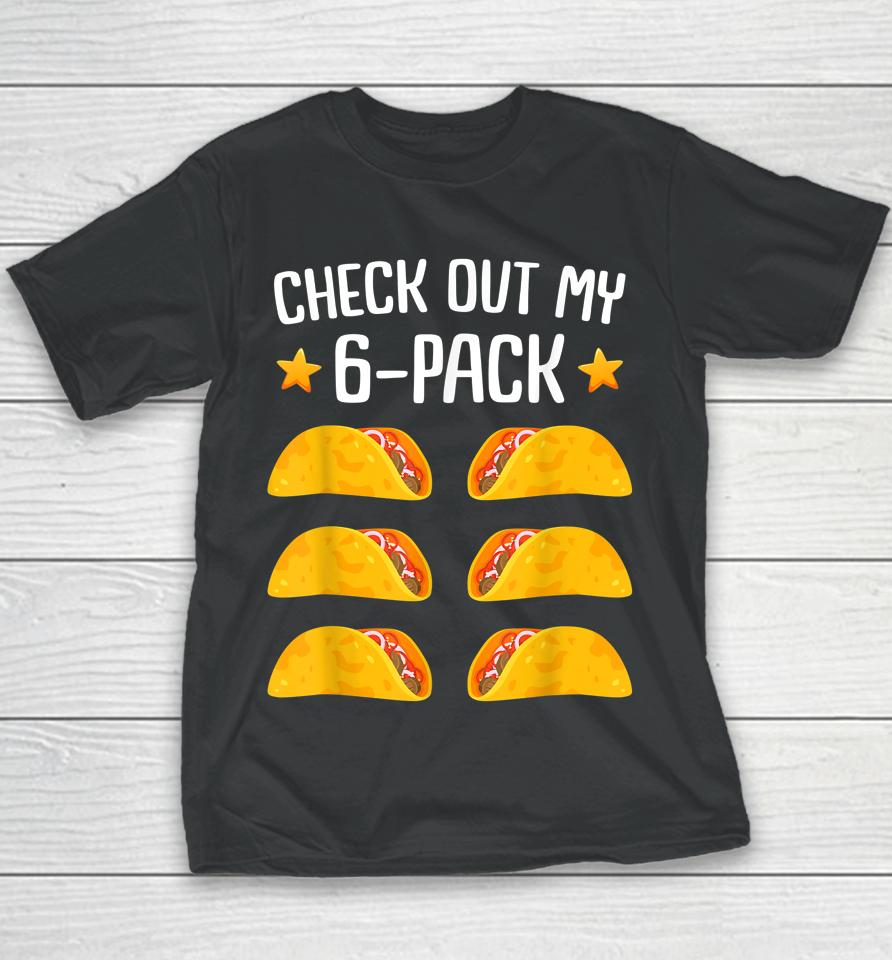 Taco Six Pack Cinco De Mayo Fiesta Party Youth T-Shirt