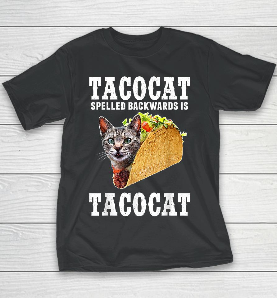 Tacocat Spelled Backwards Is Tacocat Youth T-Shirt