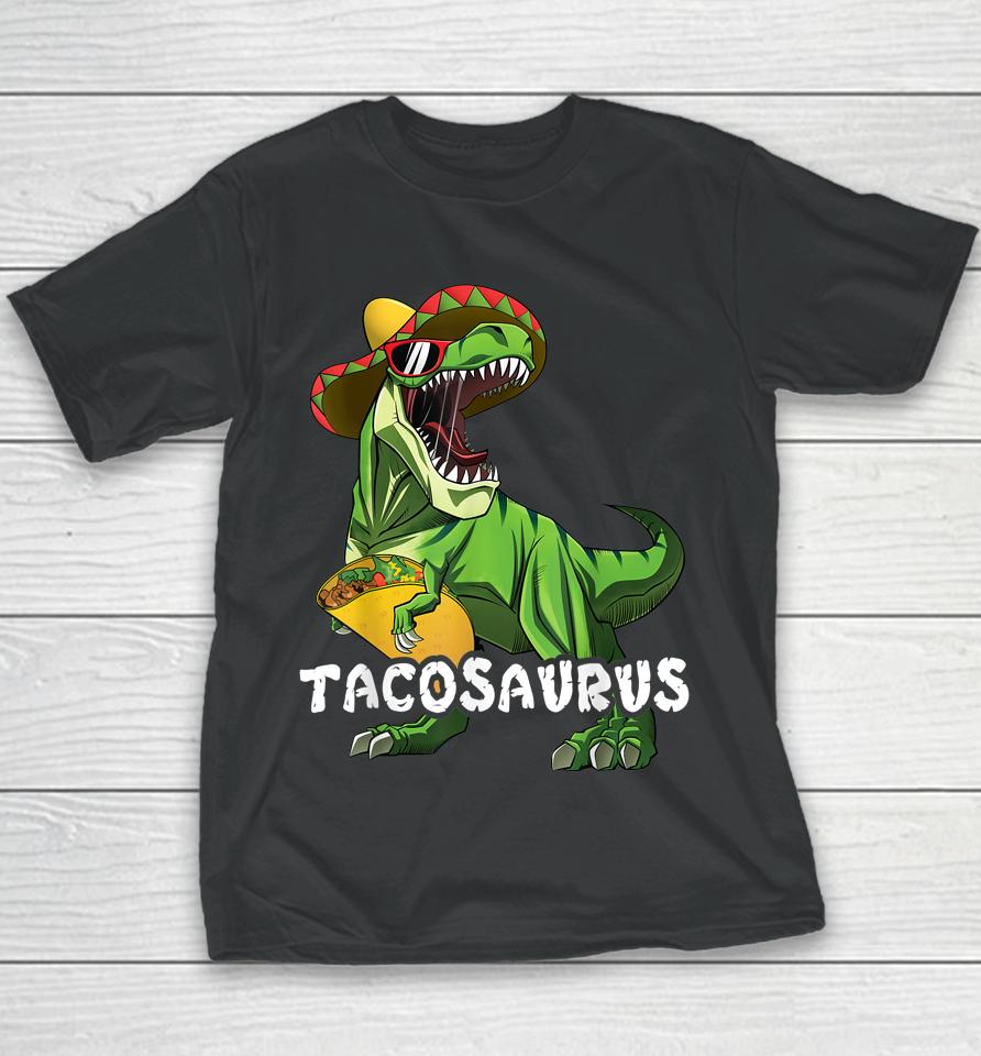 Tacosaurus T Rex Taco Boys Cinco De Mayo Youth T-Shirt