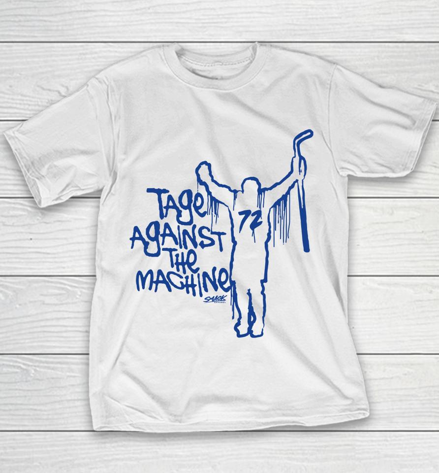 Tage Against The Machine For Buffalo Hockey Fan Youth T-Shirt
