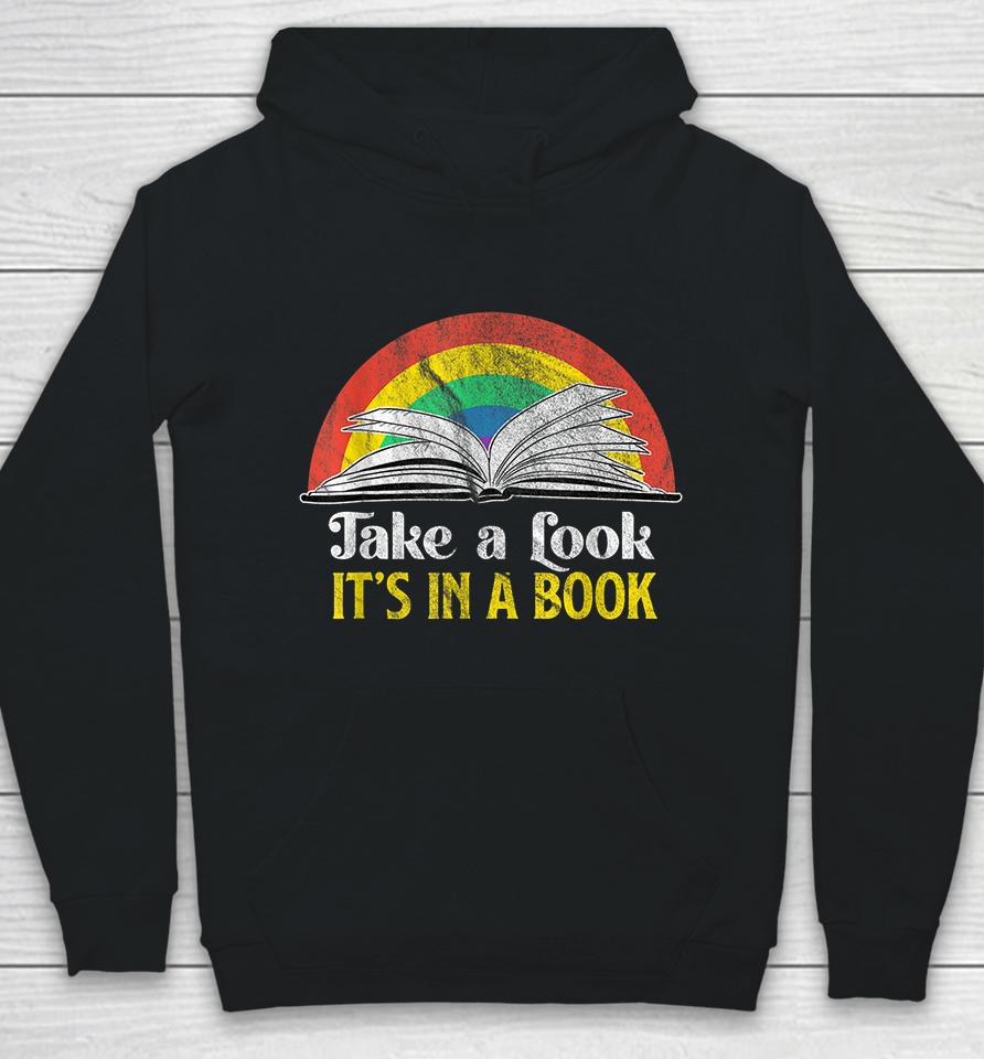 Take A Look It's A Book Retro Hoodie