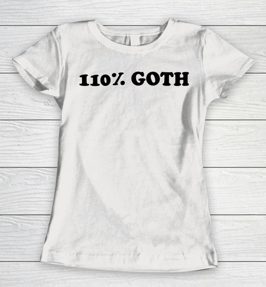 Taliesin Jaffe Wearing 110% Goth Women T-Shirt
