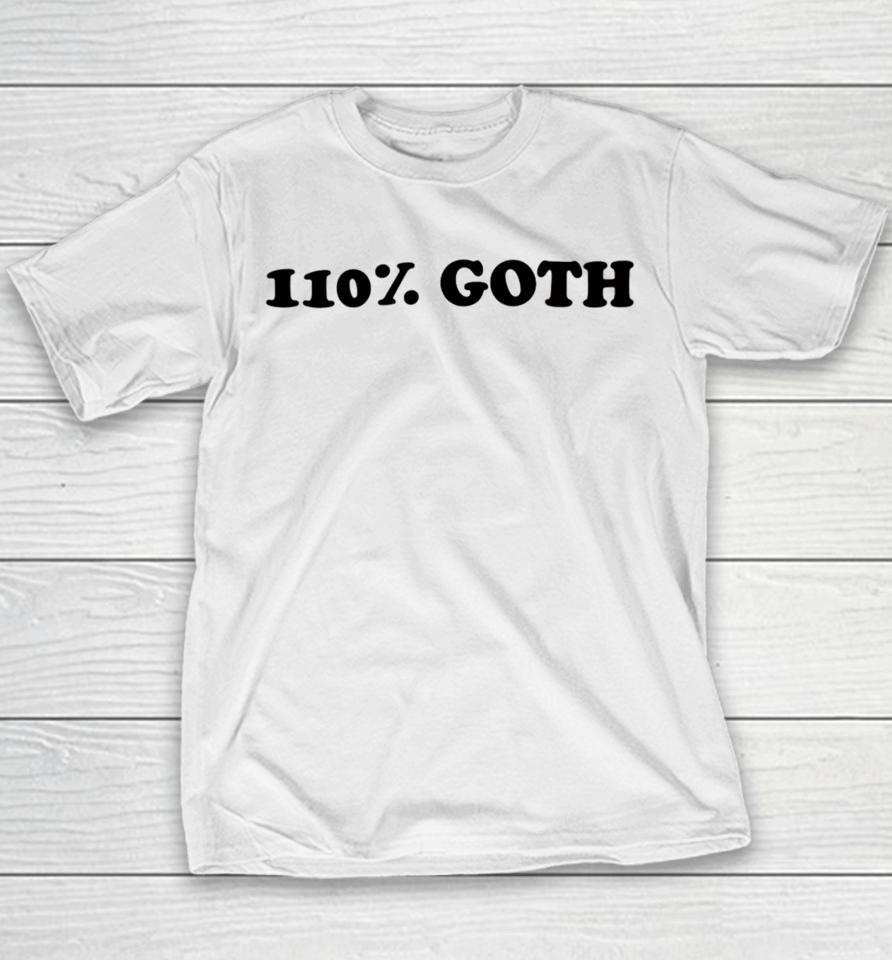 Taliesin Jaffe Wearing 110% Goth Youth T-Shirt