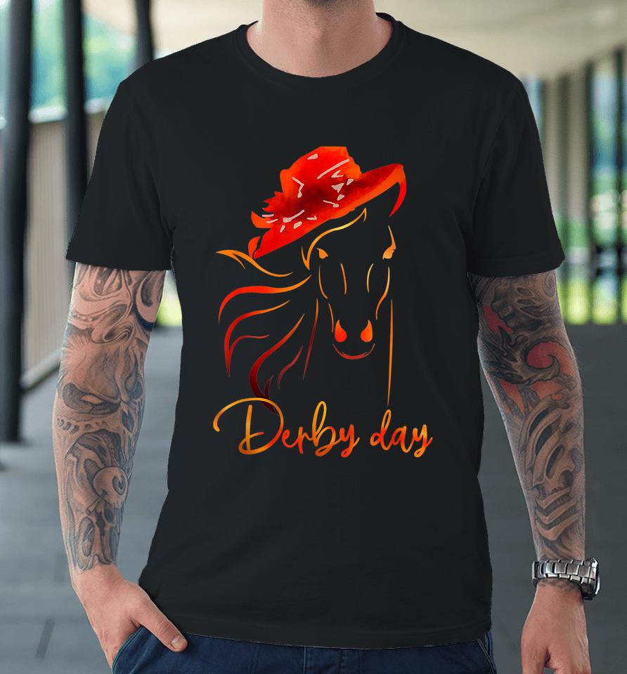 Talk Derby To Me Horse Racing Cool Hat 2023 Kentucky Ky Premium T-Shirt