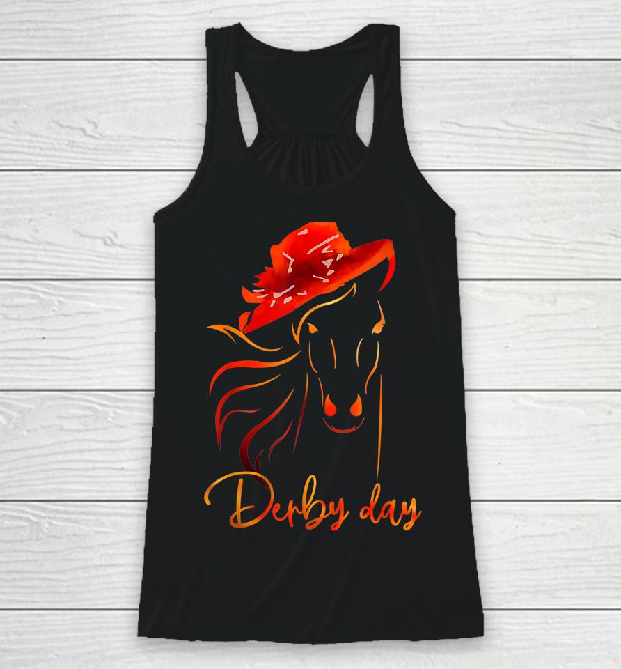 Talk Derby To Me Horse Racing Cool Hat 2023 Kentucky Ky Racerback Tank