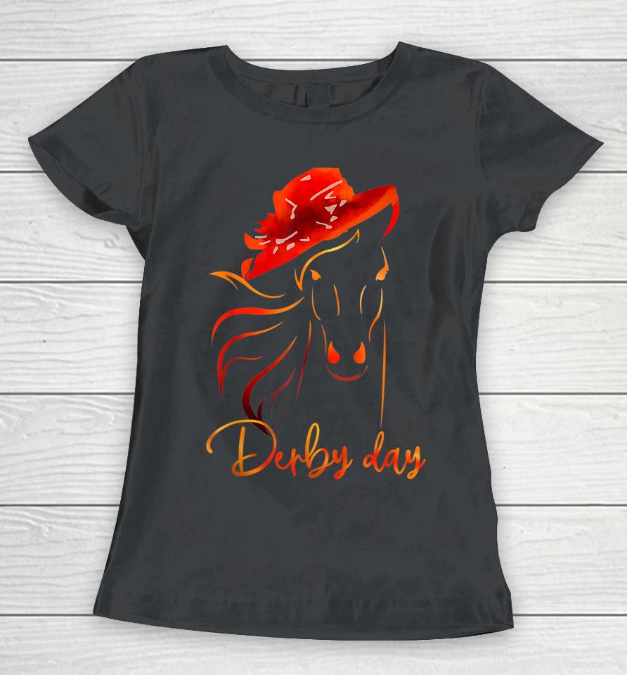 Talk Derby To Me Horse Racing Cool Hat 2023 Kentucky Ky Women T-Shirt