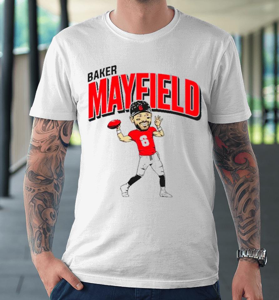 Tampa Bay Buccaneers Baker Mayfield Caricature Premium T-Shirt