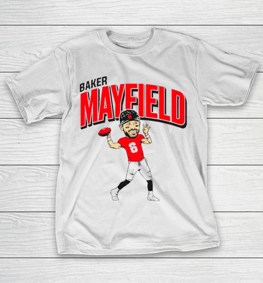 Tampa Bay Buccaneers Baker Mayfield Caricature T-Shirt