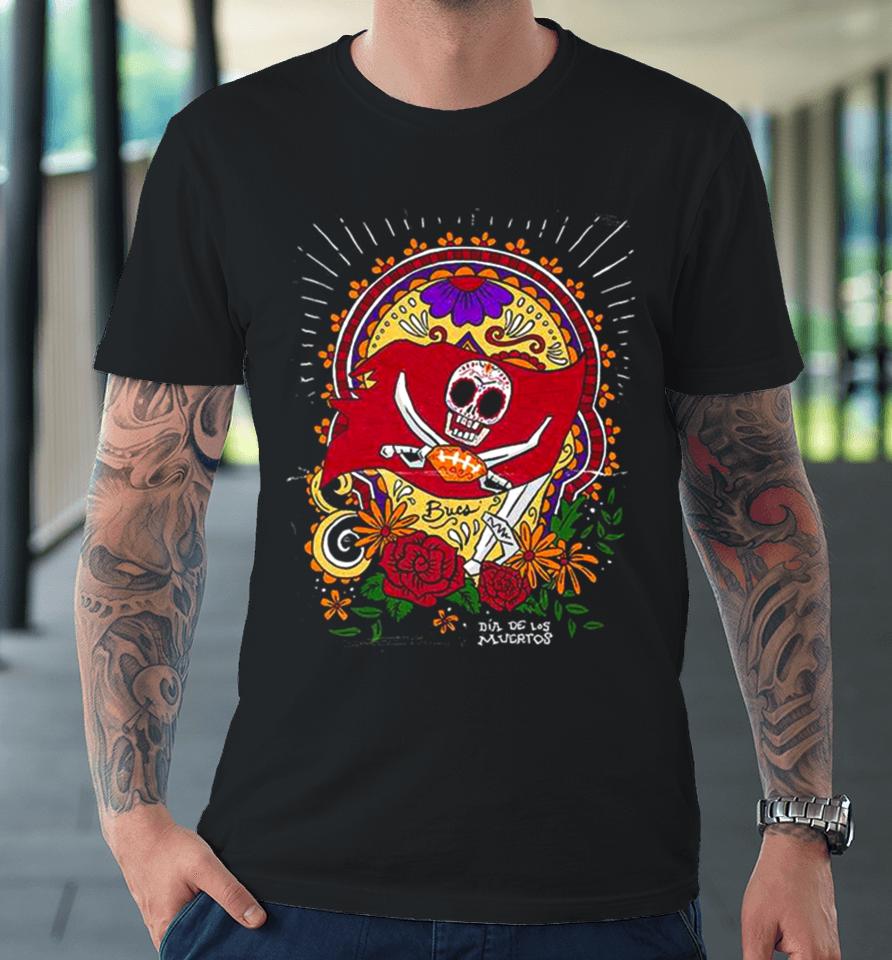 Tampa Bay Buccaneers Dia De Los Muertos Por La Cultura 2023 Premium T-Shirt