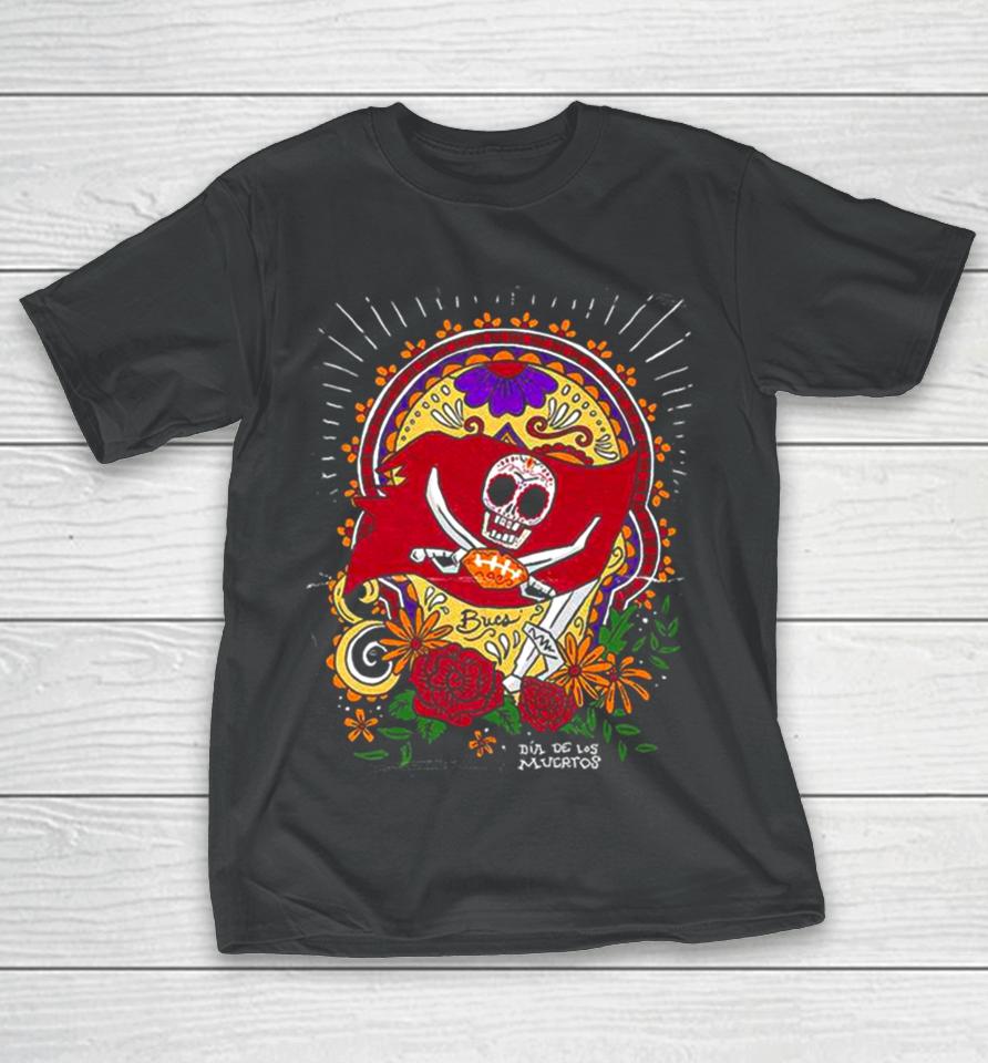 Tampa Bay Buccaneers Dia De Los Muertos Por La Cultura 2023 T-Shirt