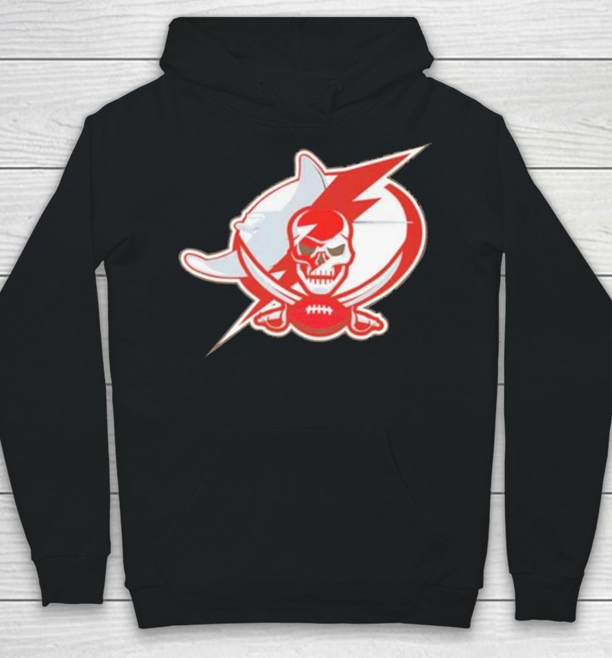 Tampa Bay Buccaneers Lightning Rays Mash Up Logo 2023 Hoodie