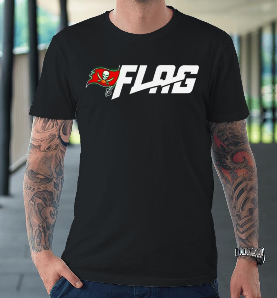 Tampa Bay Buccaneers Nfl Flag Premium T-Shirt