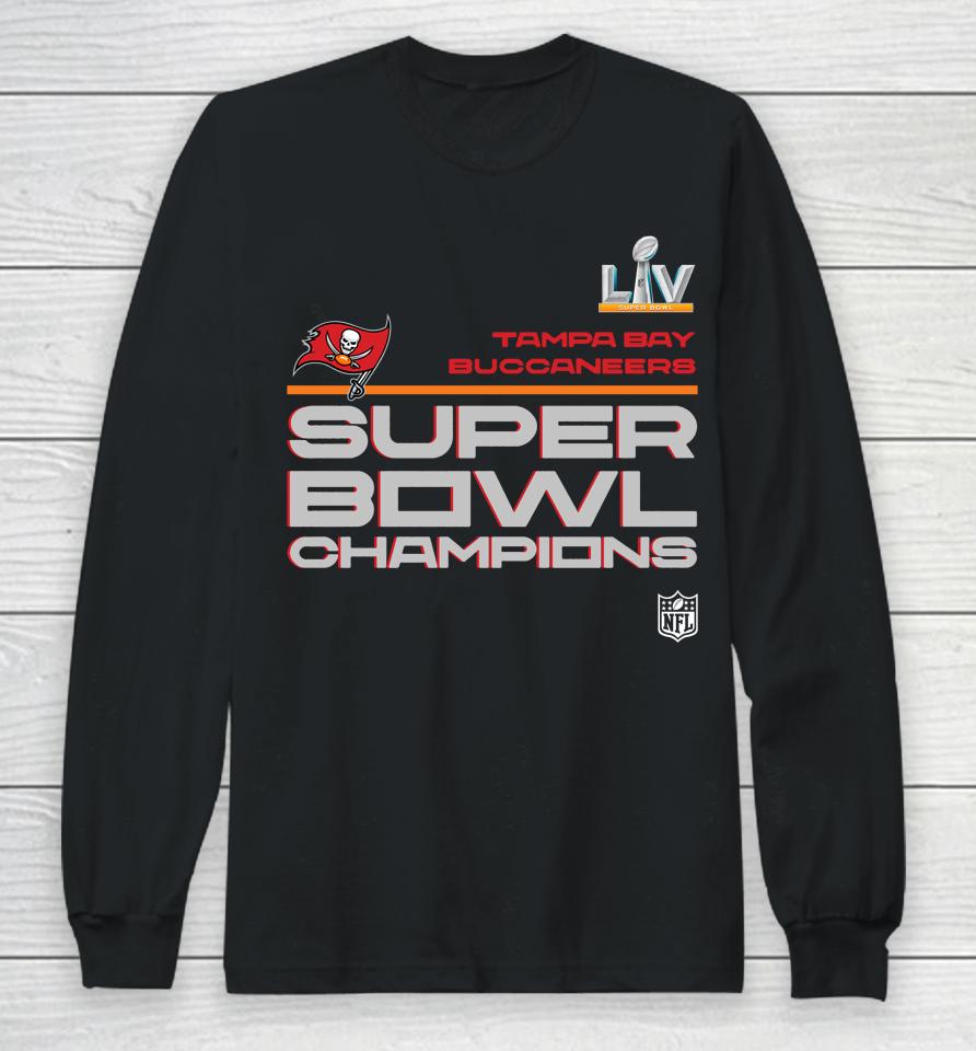 Tampa Bay Buccaneers Nfl Super Bowl Lv Champions Locker Room Long Sleeve T-Shirt
