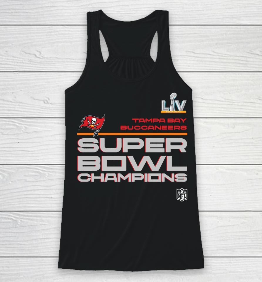 Tampa Bay Buccaneers Nfl Super Bowl Lv Champions Locker Room Racerback Tank
