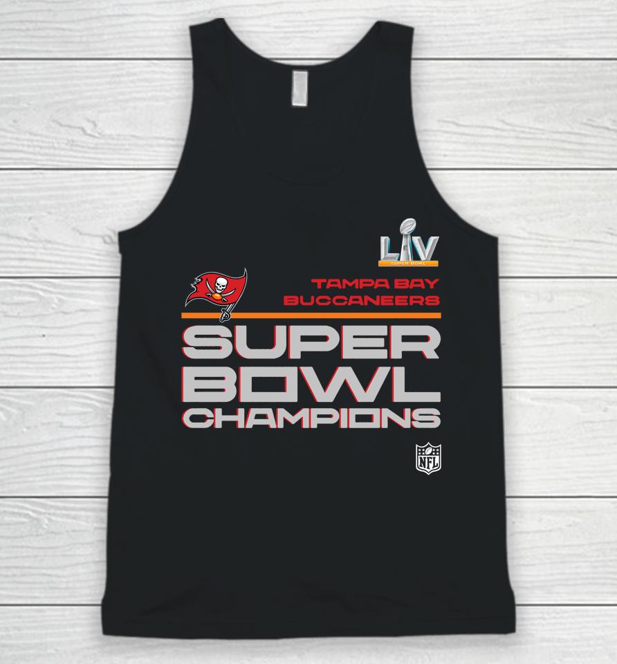 Tampa Bay Buccaneers Nfl Super Bowl Lv Champions Locker Room Unisex Tank Top