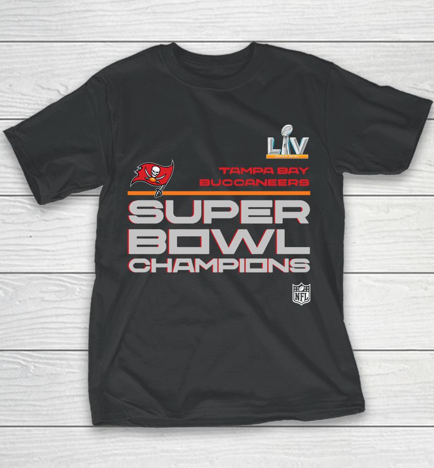 Tampa Bay Buccaneers Nfl Super Bowl Lv Champions Locker Room Youth T-Shirt