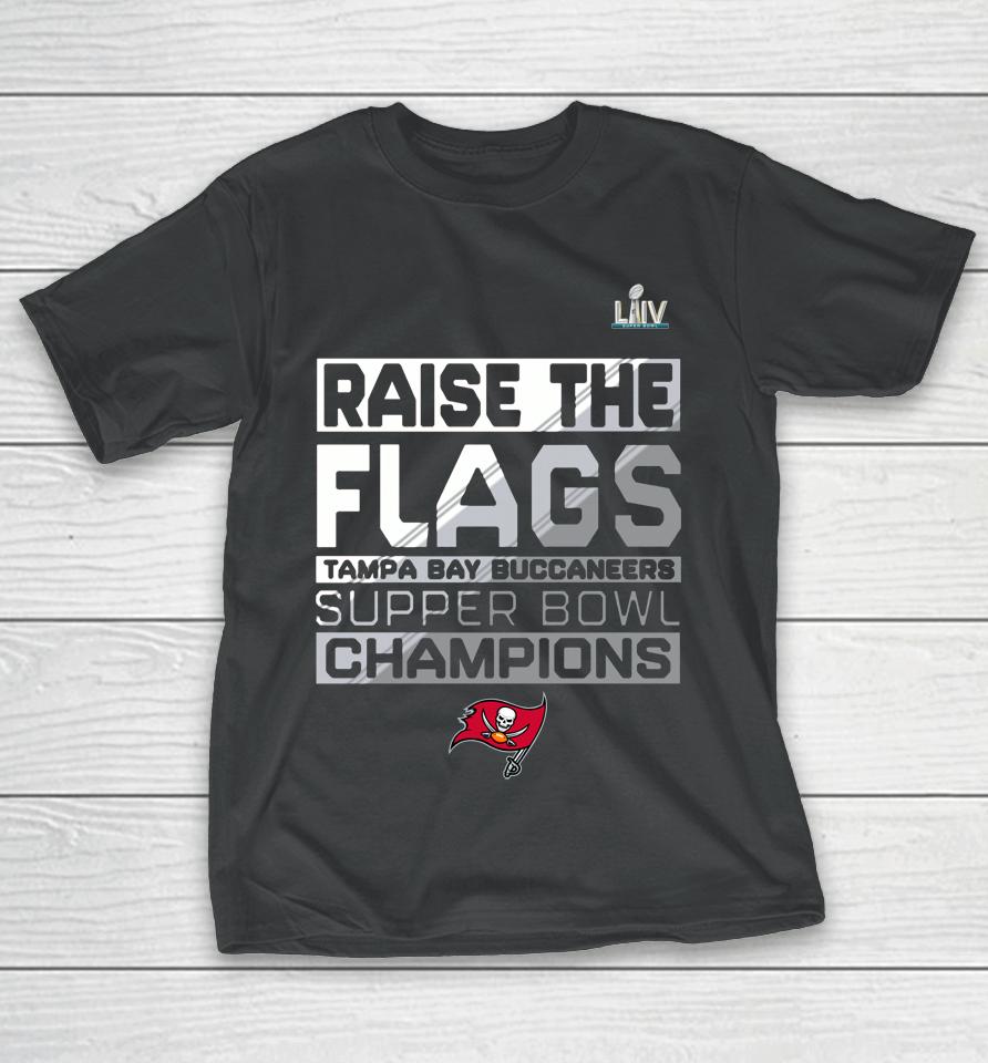 Tampa Bay Buccaneers Red Super Bowl Lv Champions Parade Celebration T-Shirt