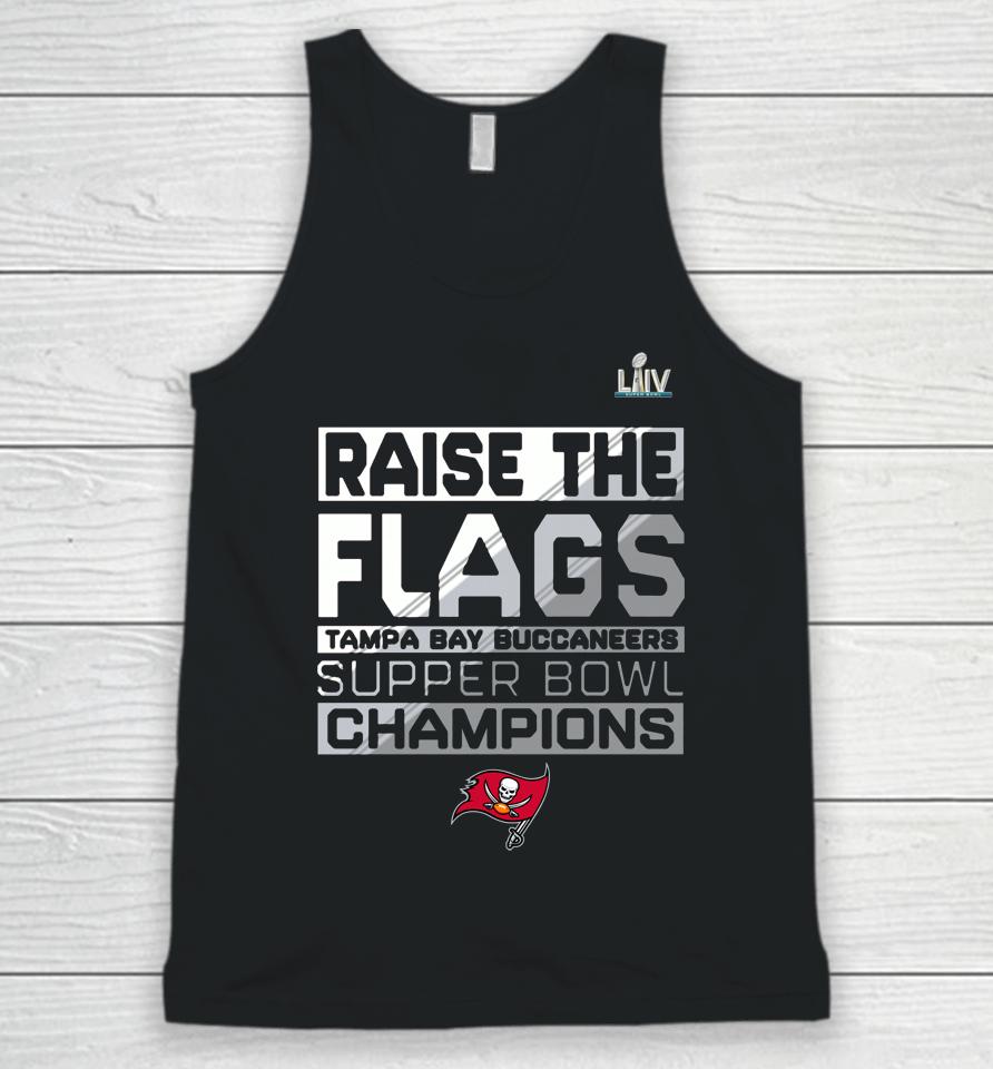 Tampa Bay Buccaneers Red Super Bowl Lv Champions Parade Celebration Unisex Tank Top