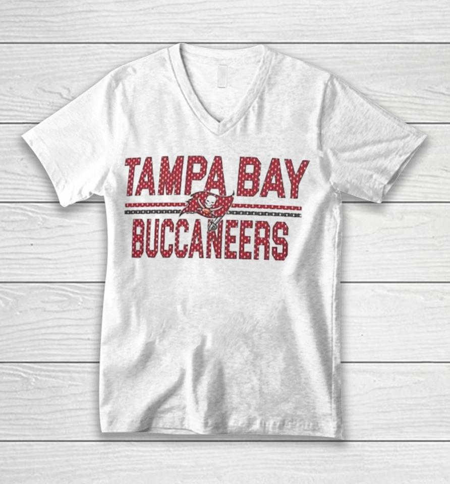 Tampa Bay Buccaneers Starter Mesh Team Graphic 2024 Unisex V-Neck T-Shirt