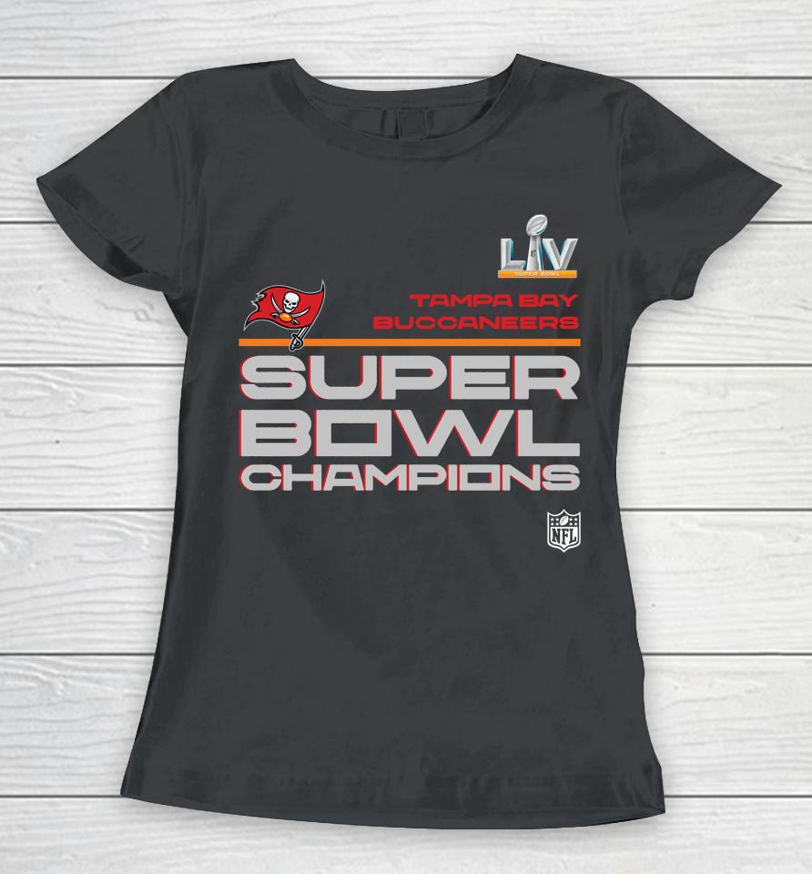 Tampa Bay Buccaneers Super Bowl Lv Champions Locker Room Women T-Shirt