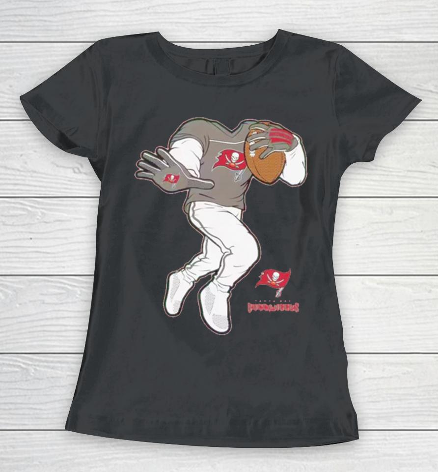 Tampa Bay Buccaneers Toddler Stiff Arm Women T-Shirt