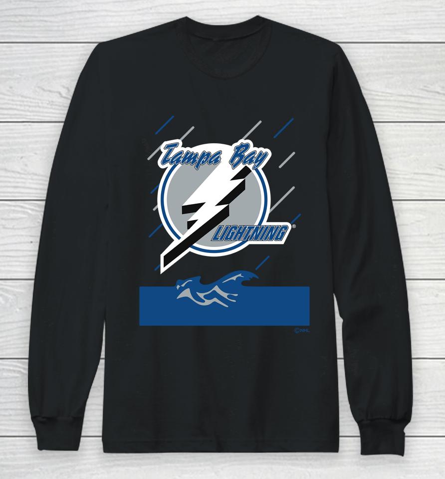 Tampa Bay Lightning Fanatics Branded Black Team Jersey Inspired Long Sleeve T-Shirt