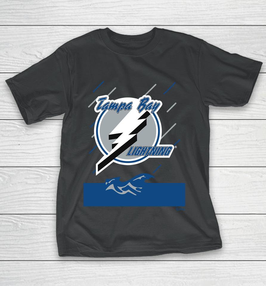 Tampa Bay Lightning Fanatics Branded Black Team Jersey Inspired T-Shirt