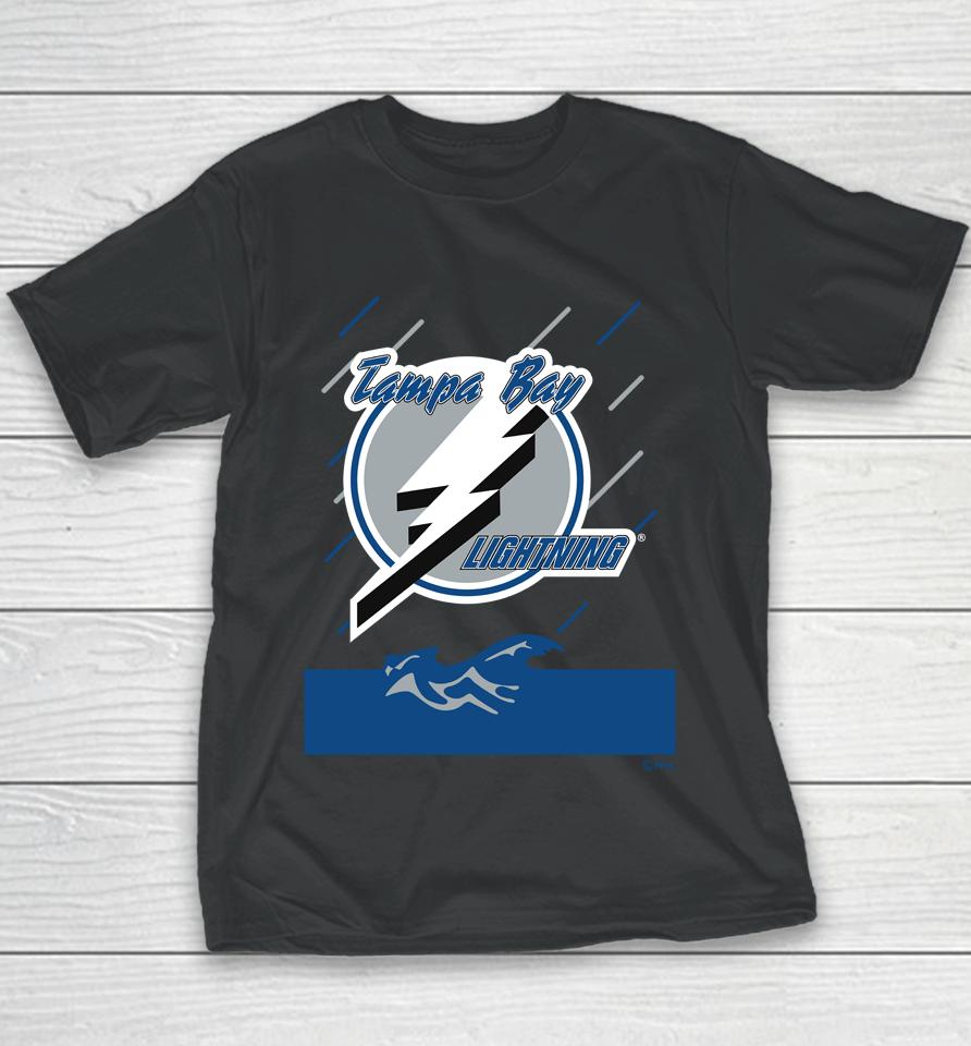Tampa Bay Lightning Fanatics Branded Black Team Jersey Inspired Youth T-Shirt