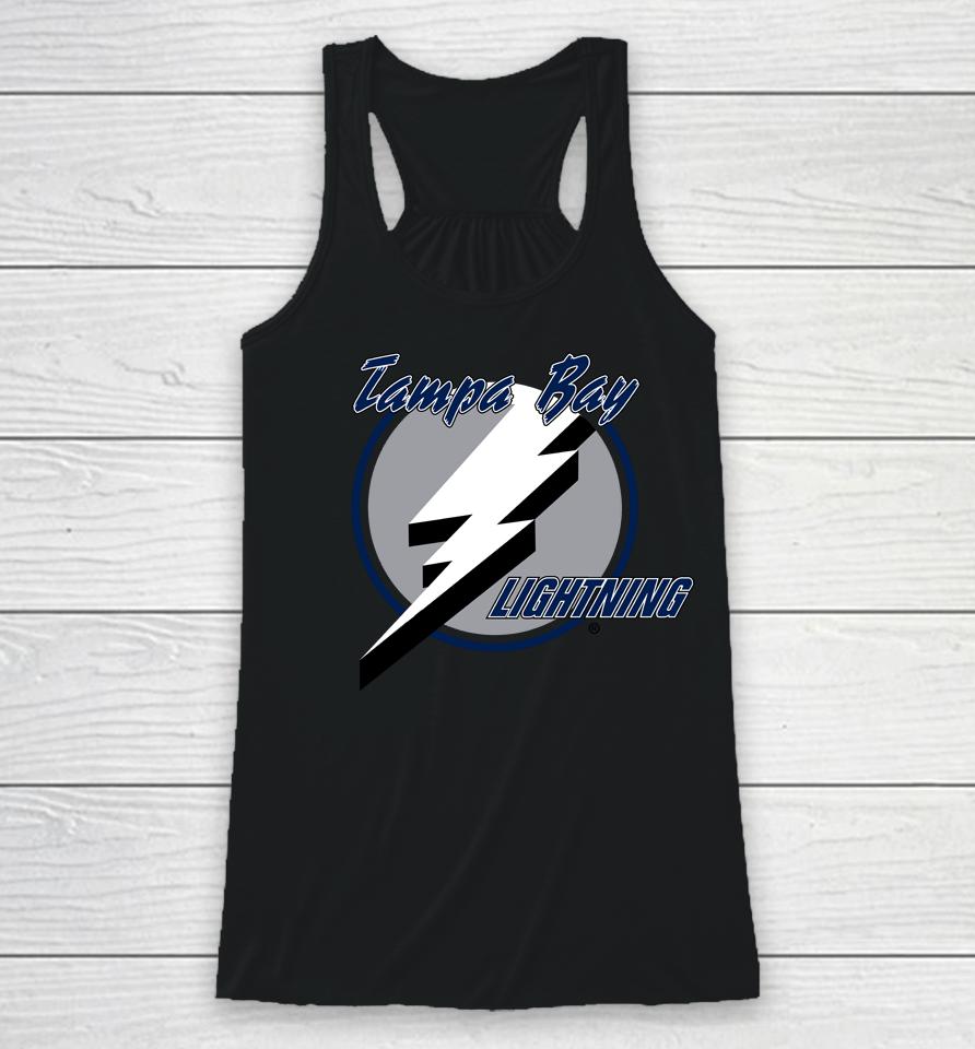 Tampa Bay Lightning Fanatics White Team Primary Logo Graphic Racerback Tank