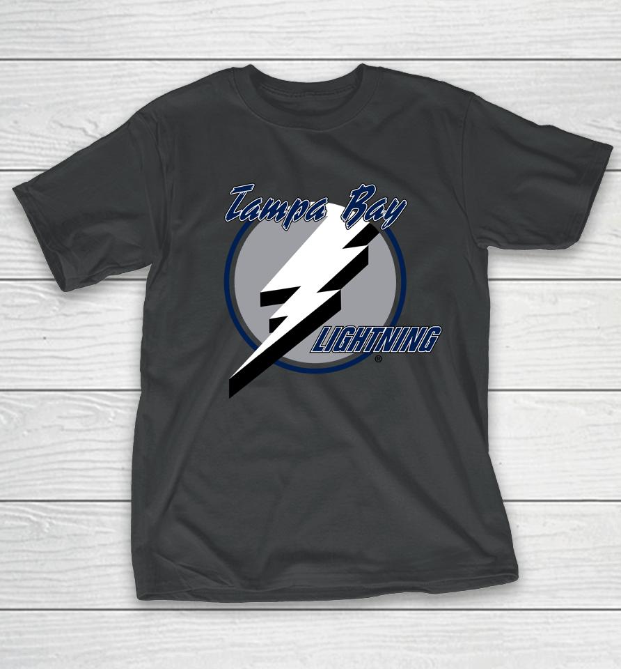 Tampa Bay Lightning Fanatics White Team Primary Logo Graphic T-Shirt