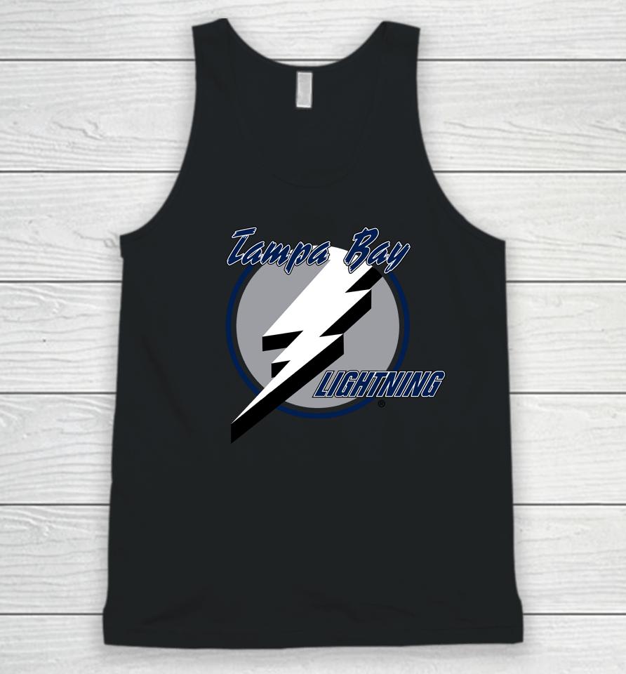 Tampa Bay Lightning Fanatics White Team Primary Logo Graphic Unisex Tank Top