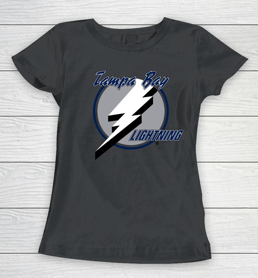 Tampa Bay Lightning Fanatics White Team Primary Logo Graphic Women T-Shirt