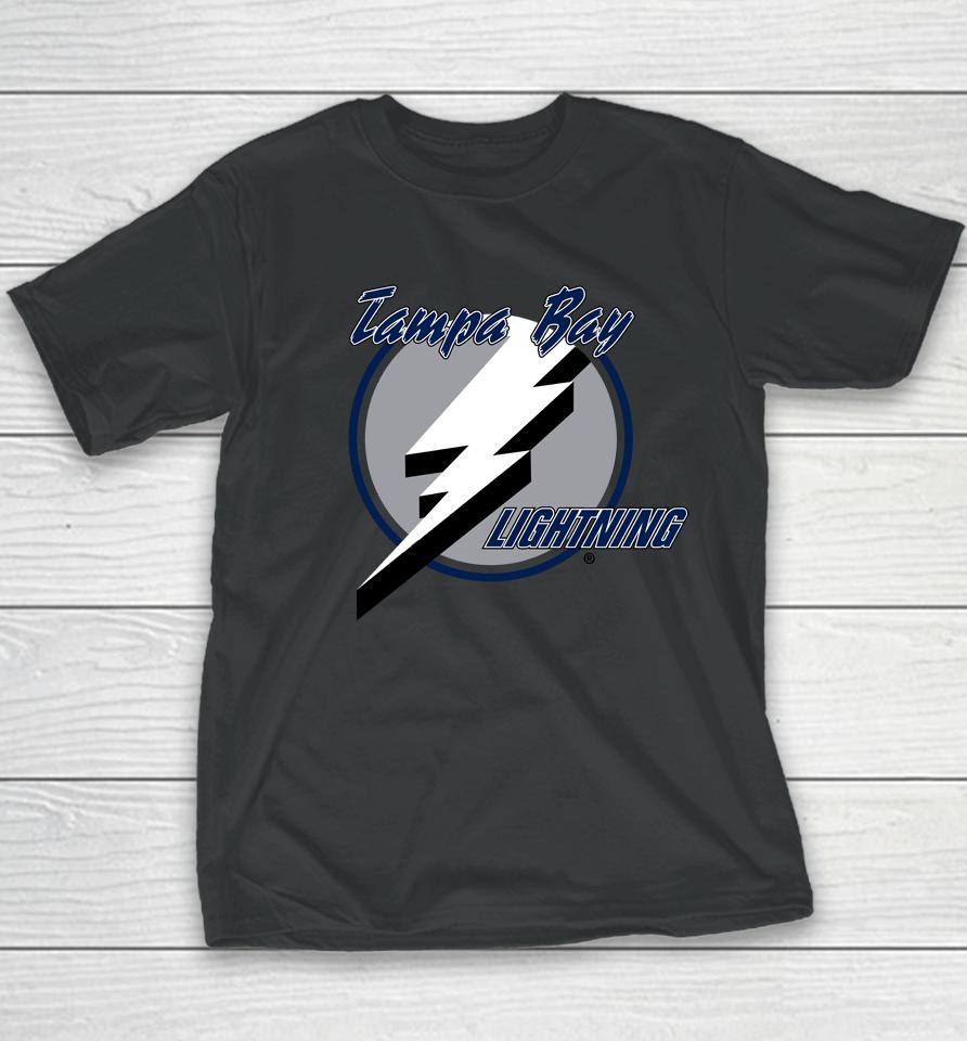 Tampa Bay Lightning Fanatics White Team Primary Logo Graphic Youth T-Shirt