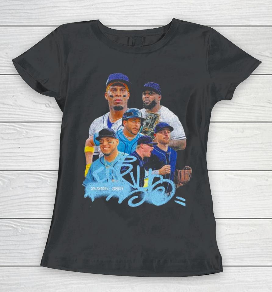 Tampa Bay Rays 2024 Team Vintage Women T-Shirt