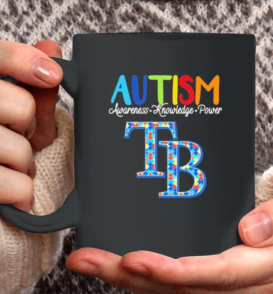 Tampa Bay Rays Autism Awareness Knowledge Power Coffee Mug