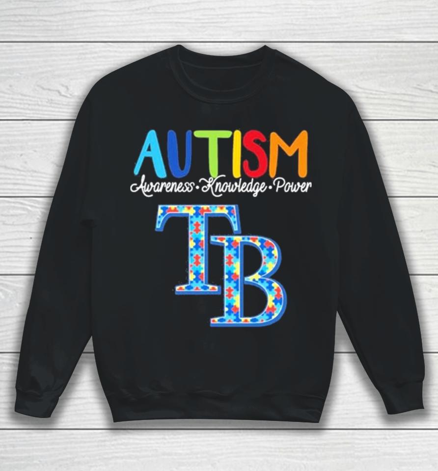 Tampa Bay Rays Autism Awareness Knowledge Power Sweatshirt