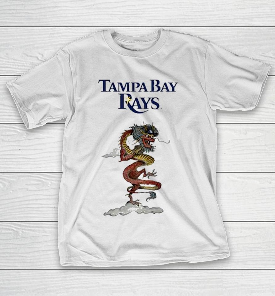 Tampa Bay Rays Tiny Turnip Infant 2024 Year Of The Dragon 3 4 T-Shirt