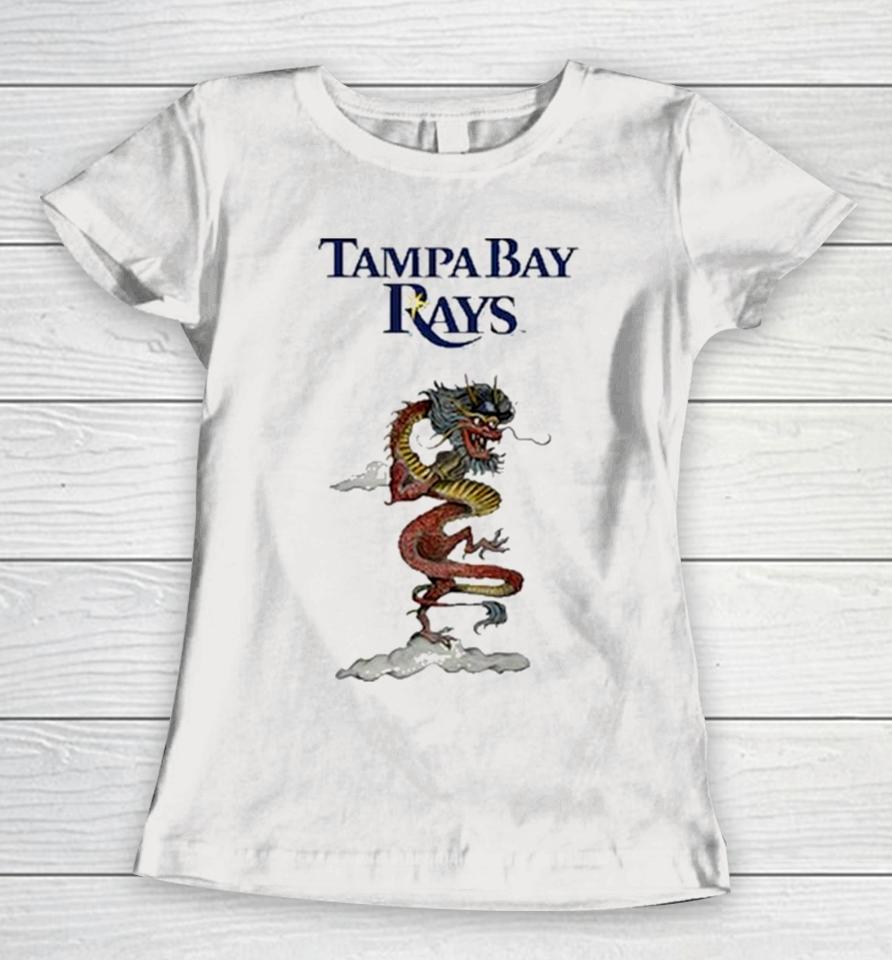 Tampa Bay Rays Tiny Turnip Infant 2024 Year Of The Dragon 3 4 Women T-Shirt