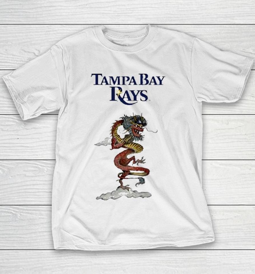 Tampa Bay Rays Tiny Turnip Infant 2024 Year Of The Dragon 3 4 Youth T-Shirt