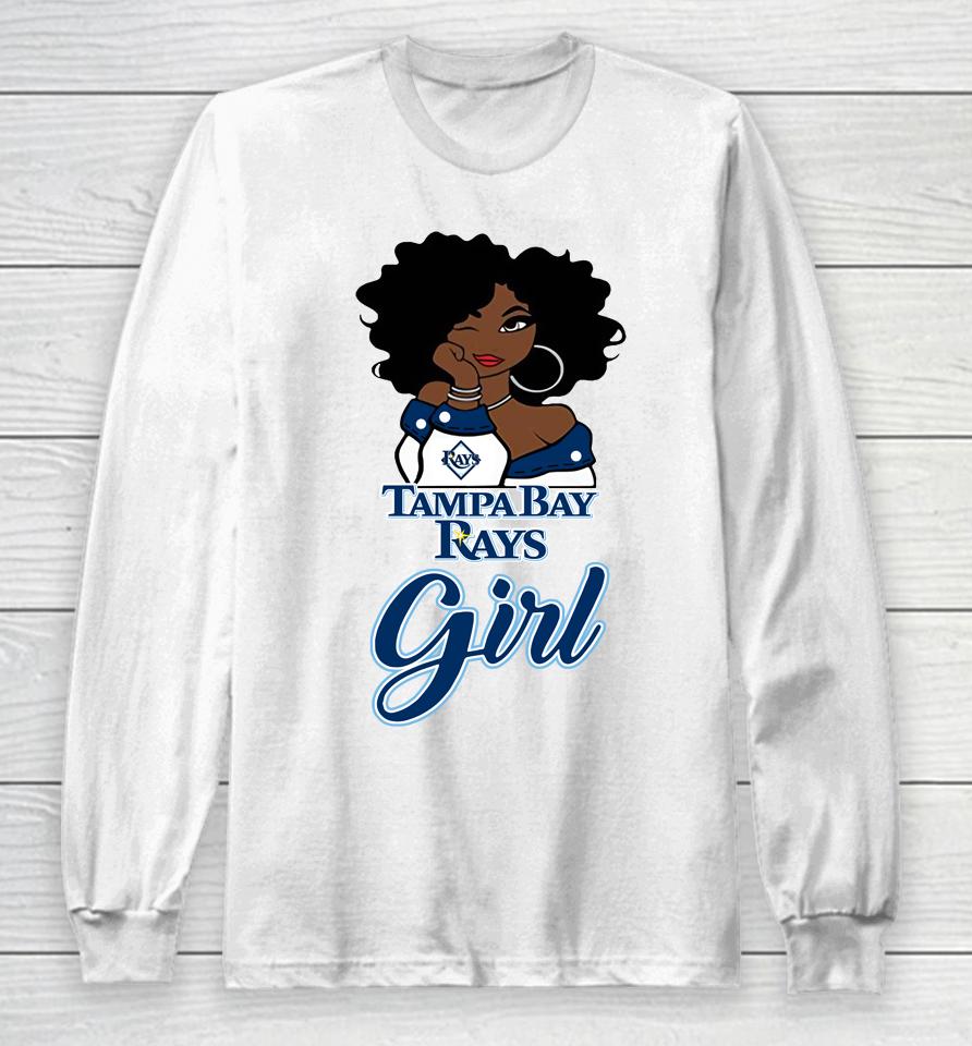 Tampa Bay Rayss Girl Mlb Long Sleeve T-Shirt