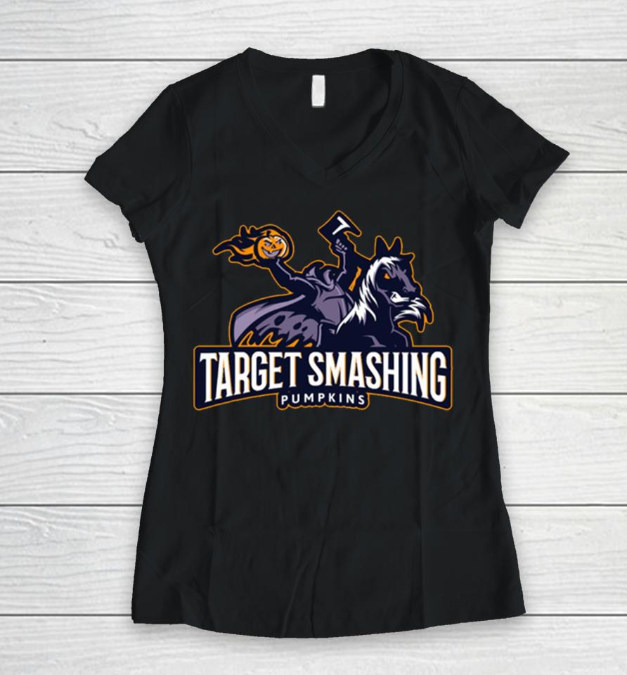 Target Smashing Pumpkins Women V-Neck T-Shirt